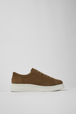 Neu Eingetroffen Camper Runner Up - Brauner Damensneaker aus Nubukleder