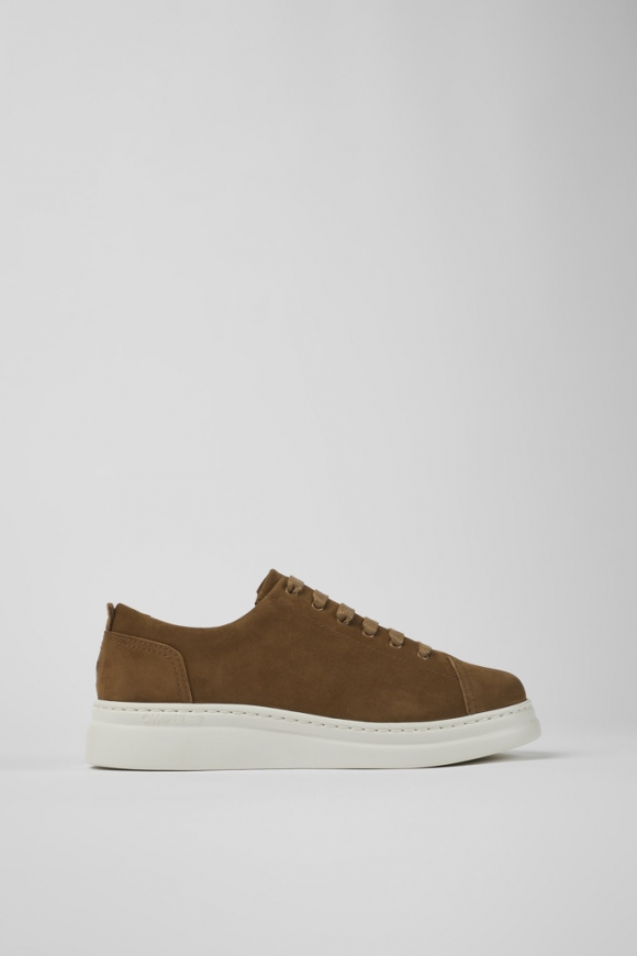 Neu Eingetroffen Camper Runner Up - Brauner Damensneaker aus Nubukleder Neu Eingetroffen Camper Runner Up - Brauner Damensneaker aus Nubukleder