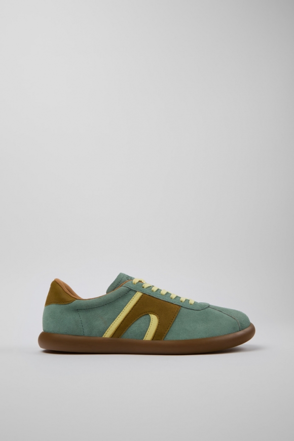 Neu Eingetroffen Camper Pelotas Soller - Mehrfarbiger Herrensneaker aus Nubukleder und Leder.