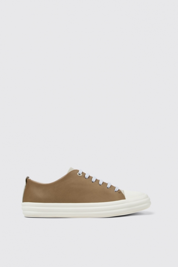 Neu Eingetroffen Camper Twins - Graue Ledersneaker für Damen. Neu Eingetroffen Camper Twins - Graue Ledersneaker für Damen.