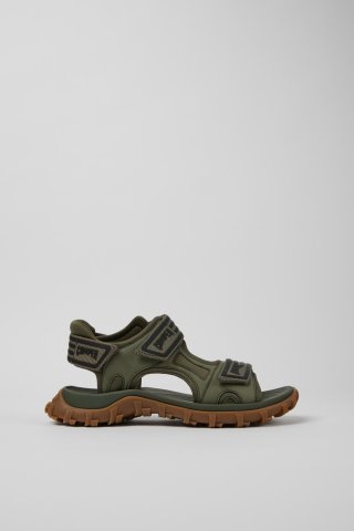 Neu Eingetroffen Camper Drift Trail Sandal - Grüne Ledersandalen für Damen.