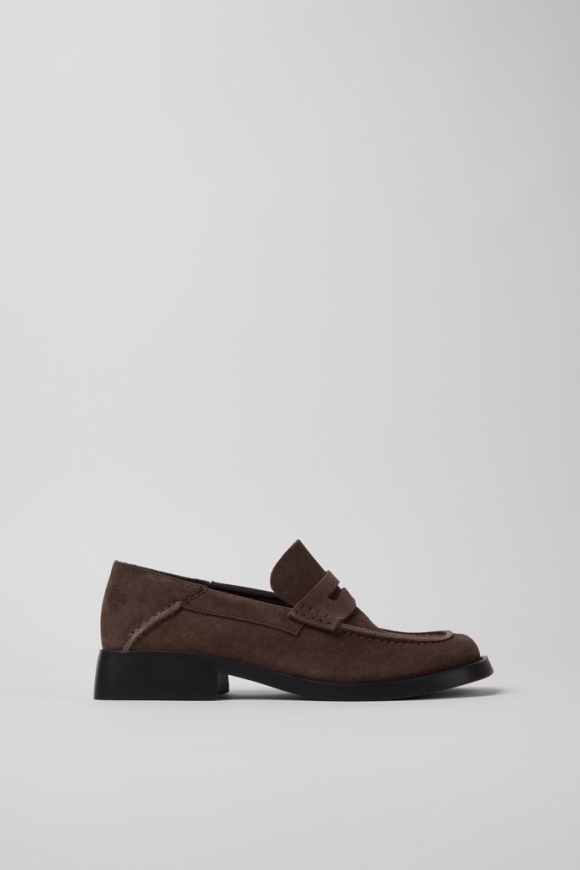 Neu Eingetroffen Camper Dana - Braune Damenballerinas aus Nubukleder. Neu Eingetroffen Camper Dana - Braune Damenballerinas aus Nubukleder.