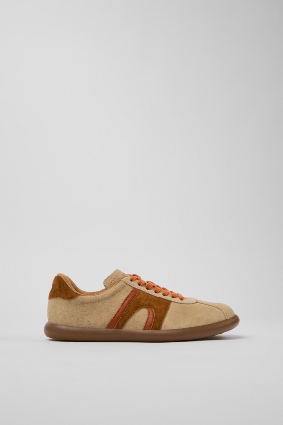 Neu Eingetroffen Camper Twins - Mehrfarbiger Damensneaker aus Nubukleder. Neu Eingetroffen Camper Twins - Mehrfarbiger Damensneaker aus Nubukleder.