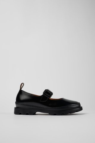 Neu Eingetroffen Camper Brutus - Schwarzer Lederschuh im Mary-Jane-Stil
