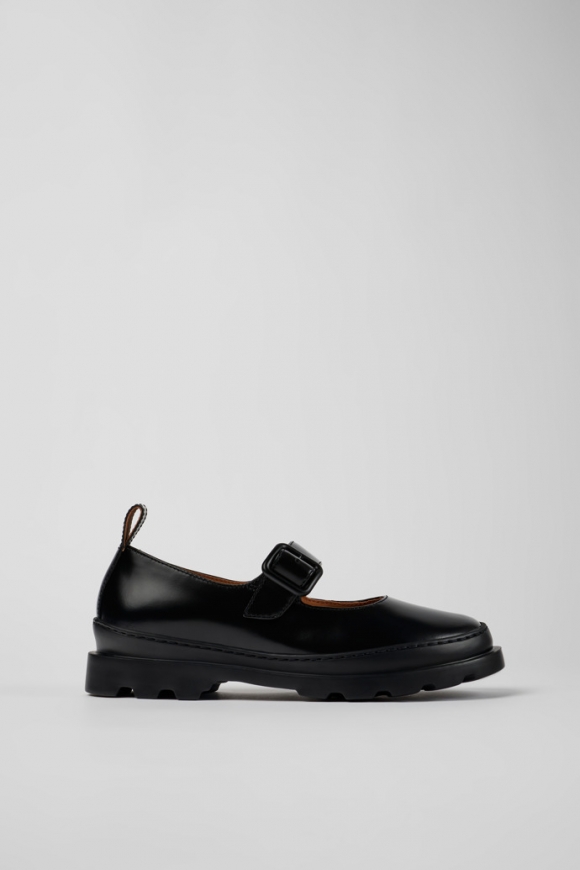 Neu Eingetroffen Camper Brutus - Schwarzer Lederschuh im Mary-Jane-Stil Neu Eingetroffen Camper Brutus - Schwarzer Lederschuh im Mary-Jane-Stil