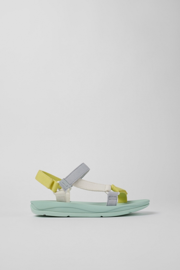 Neu Eingetroffen Camper Match - Mehrfarbige Damensandalen aus Textil Neu Eingetroffen Camper Match - Mehrfarbige Damensandalen aus Textil