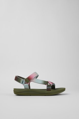 Neu Eingetroffen Camper Twins - Mehrfarbige Damensandalen aus Textil