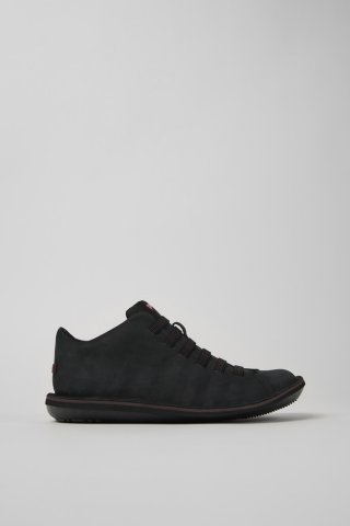 Neu Eingetroffen Camper Beetle - Schwarzer Ledersneaker