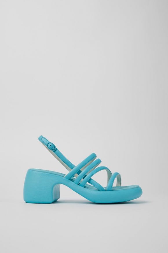 Neu Eingetroffen Camper Thelma Sandal - Blaue Ledersandale für Damen. Neu Eingetroffen Camper Thelma Sandal - Blaue Ledersandale für Damen.