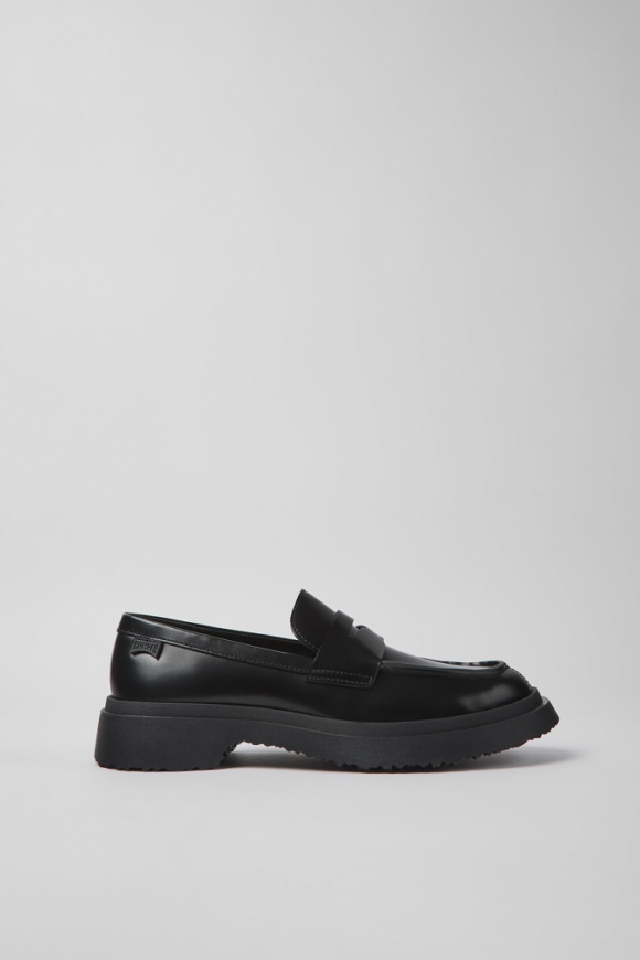 Neu Eingetroffen Camper Walden - Schwarze Ledermokassins für Damen. Neu Eingetroffen Camper Walden - Schwarze Ledermokassins für Damen.