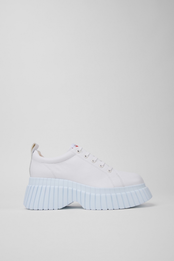 Neu Eingetroffen Camper Pix BCN - Weißer Damenschuh aus Leder. Neu Eingetroffen Camper Pix BCN - Weißer Damenschuh aus Leder.