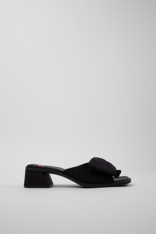 Neu Eingetroffen Camper Twins - Schwarze Sandale aus recyceltem PET für Damen.