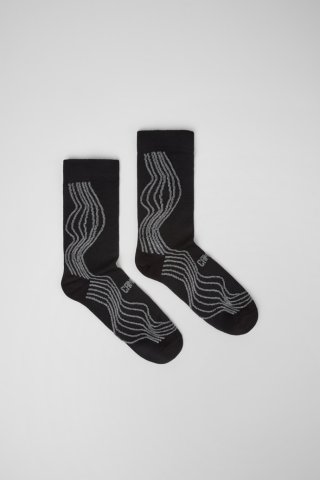 Neu Eingetroffen Camper Socks - Graaue Socken aus Bio-Baumwolle.