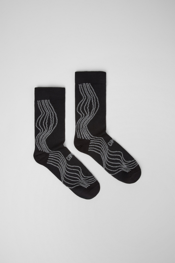 Neu Eingetroffen Camper Socks - Graaue Socken aus Bio-Baumwolle. Neu Eingetroffen Camper Socks - Graaue Socken aus Bio-Baumwolle.