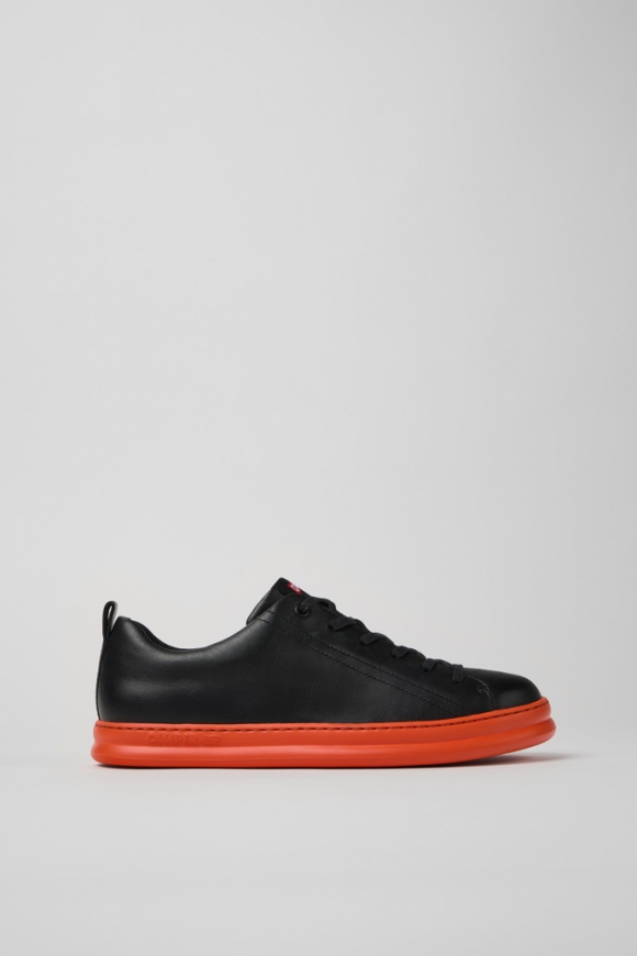 Neu Eingetroffen Camper Runner - Schwarzer Herrensneaker aus Leder