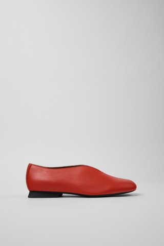 Neu Eingetroffen Camper Casi Myra - Roter Lederschuh für Damen.