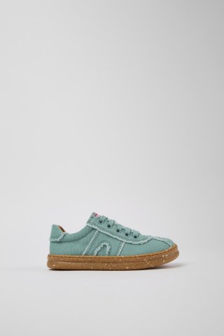 Neu Eingetroffen Camper Runner - Grüner Kindersneaker aus Recyclingbaumwolle.