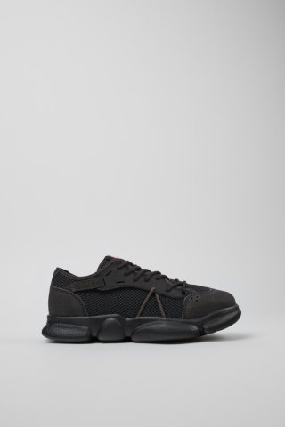 Neu Eingetroffen Camper Karst Sorona® - Grauer und schwarzer Damensneaker aus Textil