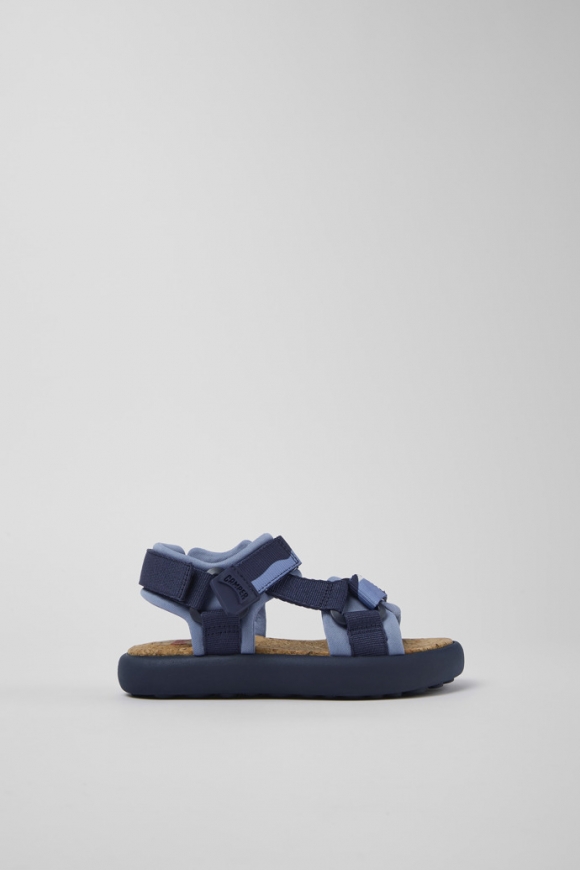 Neu Eingetroffen Camper Pelotas Flota - Blaue Textilsandalen Neu Eingetroffen Camper Pelotas Flota - Blaue Textilsandalen