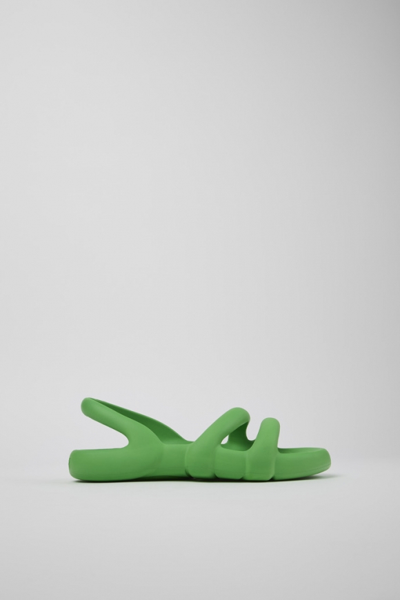 Neu Eingetroffen Camper Kobarah Flat - Grüne Unisex-Sandale Neu Eingetroffen Camper Kobarah Flat - Grüne Unisex-Sandale