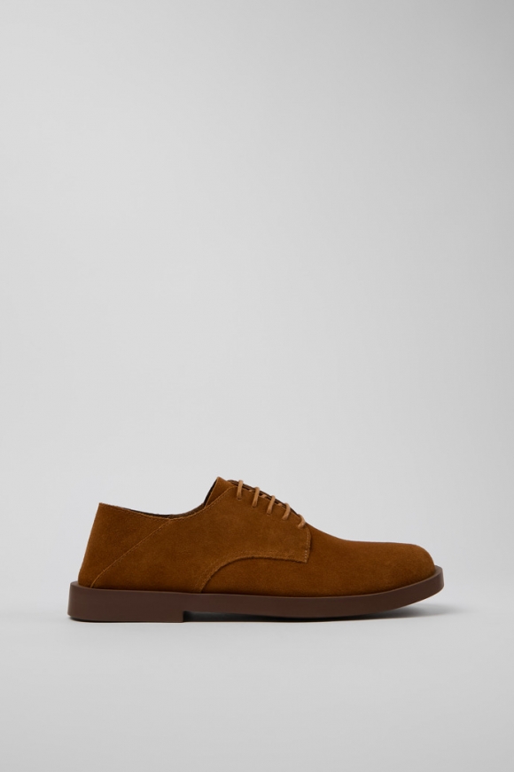 Neu Eingetroffen Camper Don - Brauner Herrenschuh aus Nubukleder.
