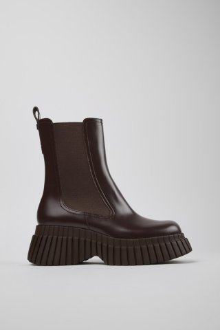 Neu Eingetroffen Camper BCN - Brauner Chelseastiefel für Damen aus Leder