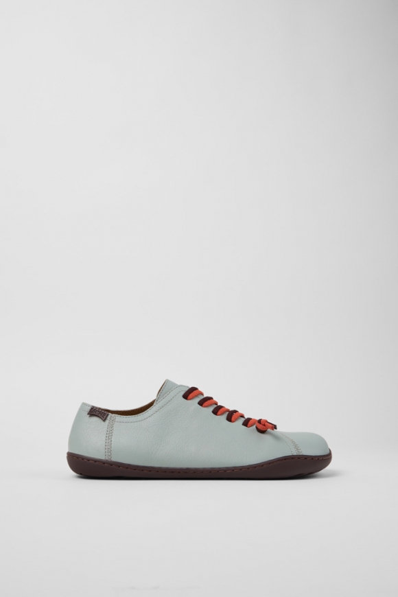 Neu Eingetroffen Camper Twins - Grauer Lederschuh für Damen. Neu Eingetroffen Camper Twins - Grauer Lederschuh für Damen.
