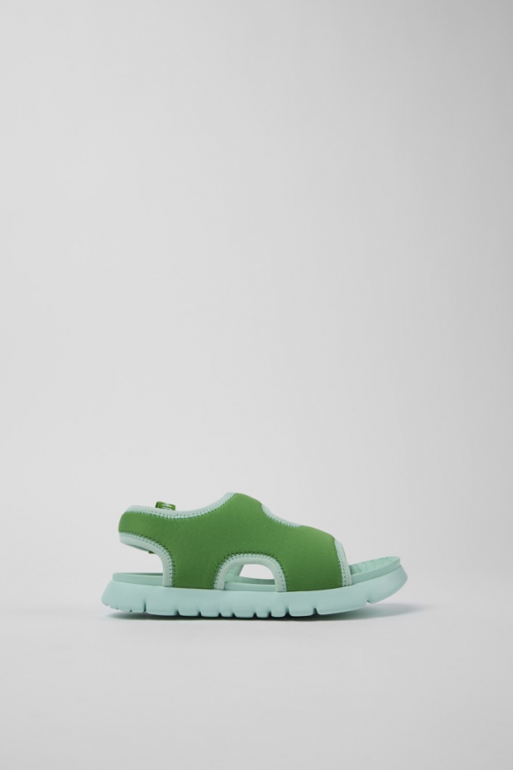 Neu Eingetroffen Camper Oruga - Grüne Textilsandalen