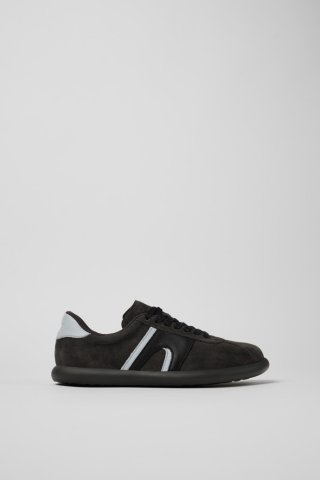 Neu Eingetroffen Camper Twins - Grauebrauner Damensneaker aus Nubukleder/Leder Neu Eingetroffen Camper Twins - Grauebrauner Damensneaker aus Nubukleder/Leder
