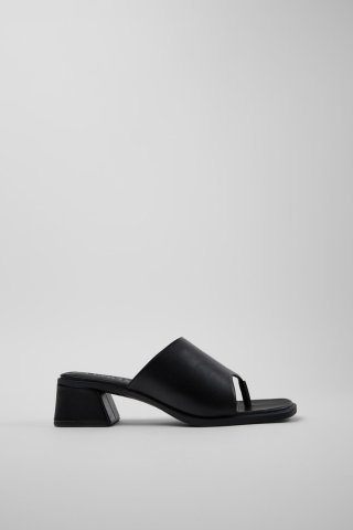 Neu Eingetroffen Camper Kora Sandal - Schwarze Ledersandale für Damen.
