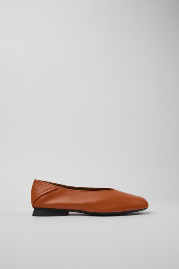 Neu Eingetroffen Camper Casi Myra - Orange Damenballerinas aus Leder Neu Eingetroffen Camper Casi Myra - Orange Damenballerinas aus Leder