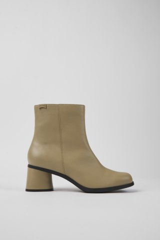 Neu Eingetroffen Camper Kiara - Beige Lederstiefelette