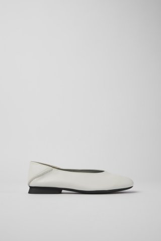 Neu Eingetroffen Camper Casi Myra - Weiße Lederballerinas für Damen