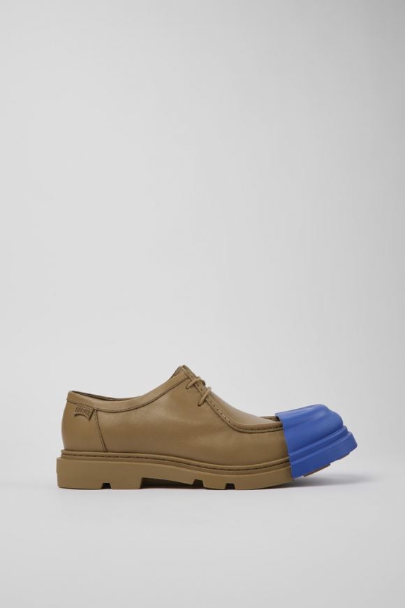 Neu Eingetroffen Camper Junction - Brauner Wallabee-Herrenschuh aus Leder