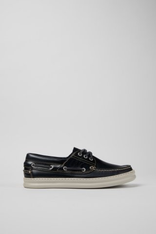 Neu Eingetroffen Camper Runner - Blauer Herrenmokassin aus Nubukleder.
