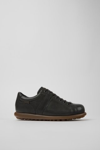 Neu Eingetroffen Camper Pelotas - Grauer Lederschuh