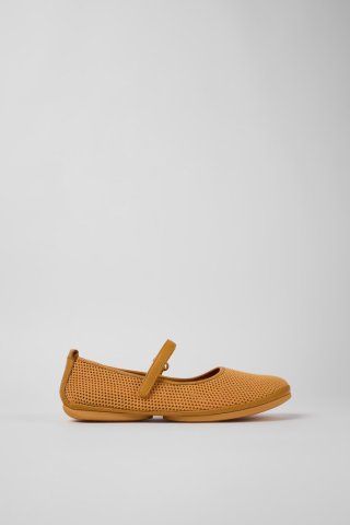 Neu Eingetroffen Camper Right - Orange Damenballerinas aus Textil/Leder