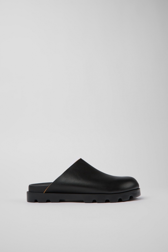 Neu Eingetroffen Camper Brutus Sandal - Schwarze Ledersandale für Damen. Neu Eingetroffen Camper Brutus Sandal - Schwarze Ledersandale für Damen.