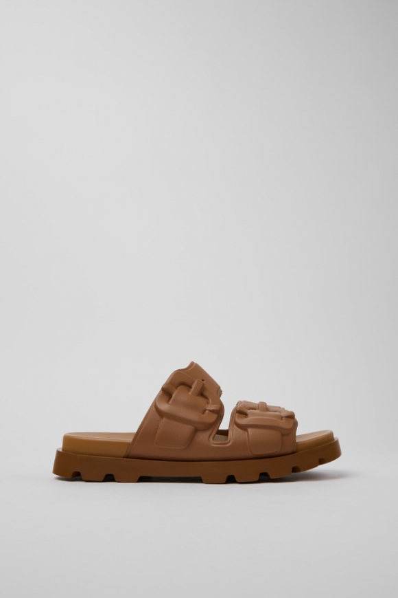 Neu Eingetroffen Camper Brutus Sandal - Braune Herrensandale aus Synthetik. Neu Eingetroffen Camper Brutus Sandal - Braune Herrensandale aus Synthetik.