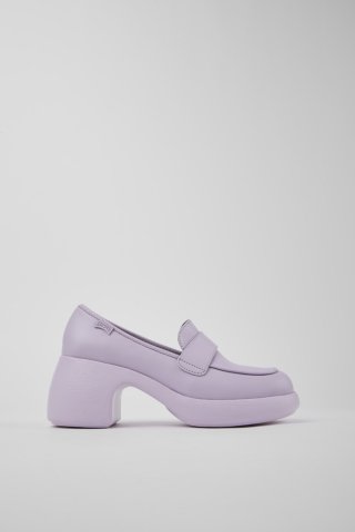Neu Eingetroffen Camper Thelma - Grauer Lederloafer für Damen Neu Eingetroffen Camper Thelma - Grauer Lederloafer für Damen
