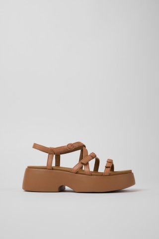 Neu Eingetroffen Camper Tasha - Nackte Ledersandalen für Damen. Neu Eingetroffen Camper Tasha - Nackte Ledersandalen für Damen.