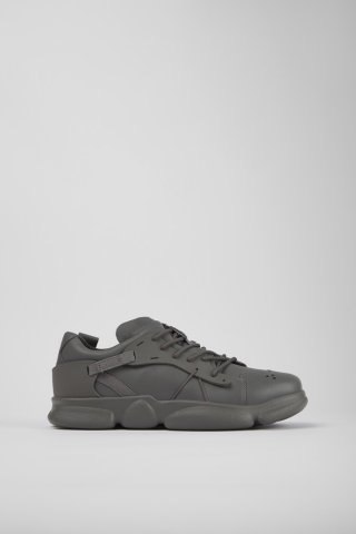 Neu Eingetroffen Camper Karst - Grauer Herrensneaker aus Leder und Textil