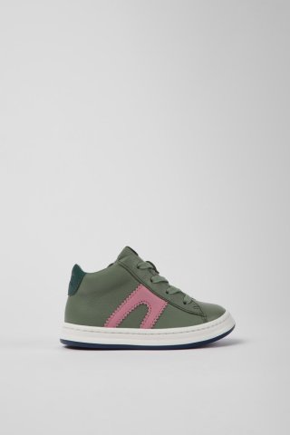 Neu Eingetroffen Camper Twins - Grüner Kindersneaker aus Leder