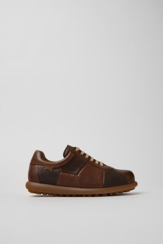 Neu Eingetroffen Camper Twins - Brauner Lederschuh für Damen.