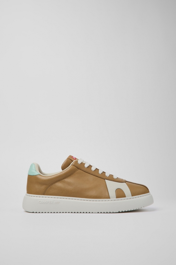 Neu Eingetroffen Camper Twins - Brauner Herrensneaker aus Leder