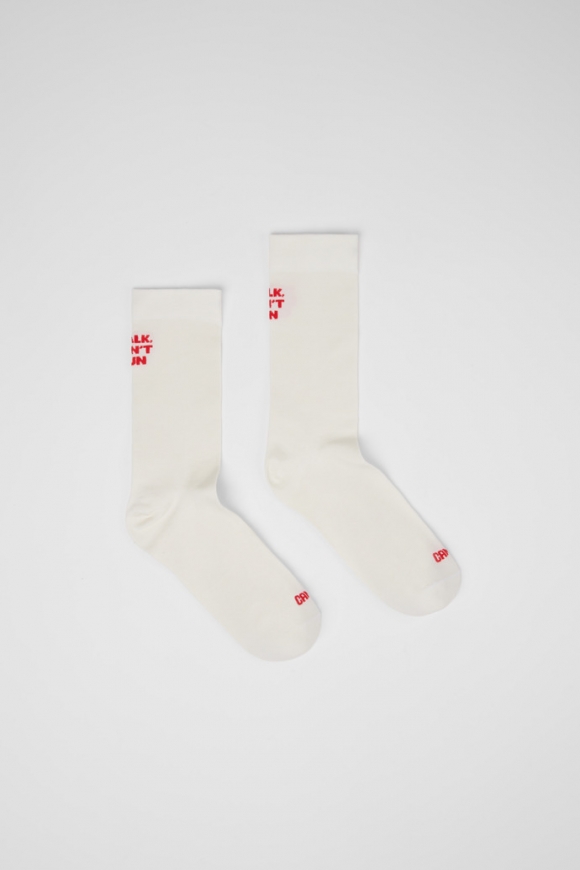 Neu Eingetroffen Camper Socks PYRATEX - Weiße mittellange Socken aus Seacell Neu Eingetroffen Camper Socks PYRATEX - Weiße mittellange Socken aus Seacell