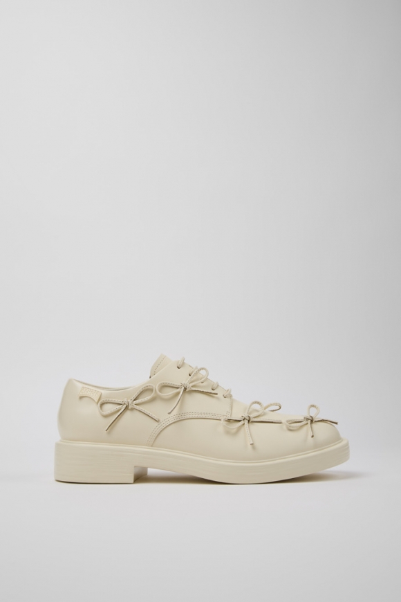 Neu Eingetroffen Camper Dean - Weißer Herrenschuh aus Leder. Neu Eingetroffen Camper Dean - Weißer Herrenschuh aus Leder.
