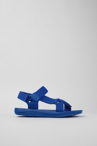 Neu Eingetroffen Camper Match - Blaue Herrensandalen aus Textil