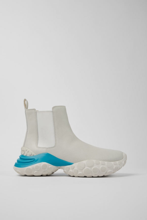 Neu Eingetroffen Camper Pelotas Mars - Weiße Stiefelette aus verantwortungsvollem Leder Neu Eingetroffen Camper Pelotas Mars - Weiße Stiefelette aus verantwortungsvollem Leder