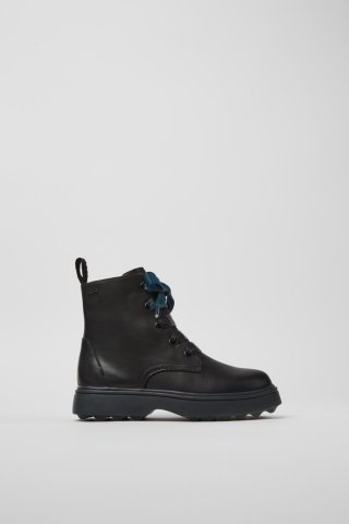 Neu Eingetroffen Camper Norte - Schwarze Kinderstiefelette aus Leder